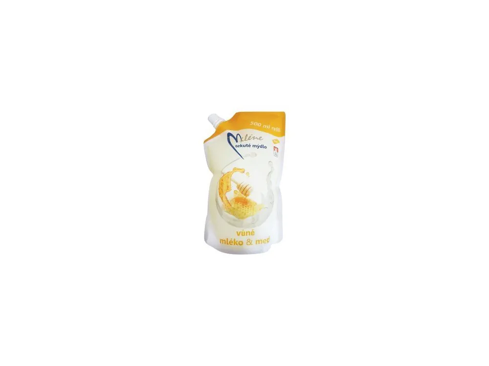 Autentický Miléne Mléko a med tekuté mýdlo, náplň, 500 ml