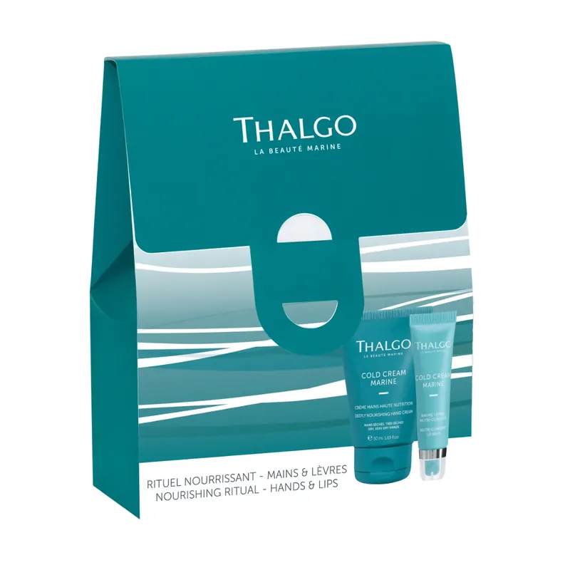 Výprodej THALGO Cold Cream Marine Duo set vyživující kosmetiky na ruce a rty
