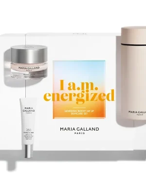 Značkový MARIA GALLAND I a.m. Energized kosmetický set pro hydrataci pleti 2 ks + dárek