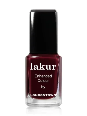 Speciální Cena LONDONTOWN lakur Naughty List lak na nehty plný merlot 12 ml