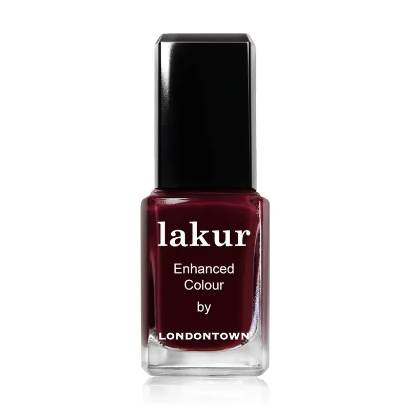 Speciální Cena LONDONTOWN lakur Naughty List lak na nehty plný merlot 12 ml