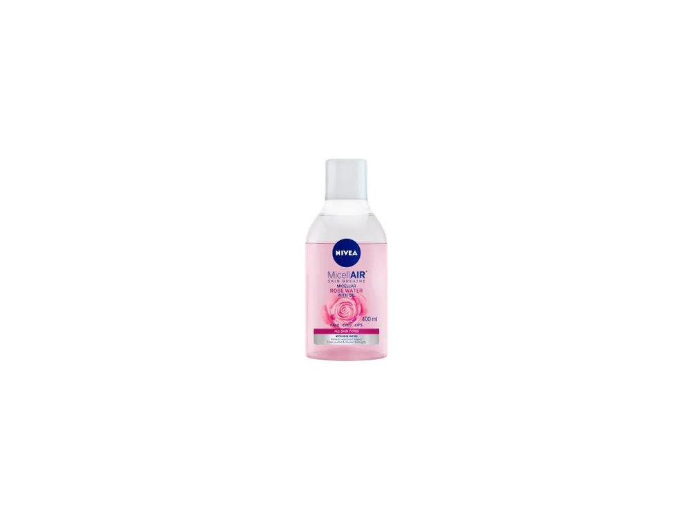 Nivea MicellAIR dvoufázová micelární voda s růžovou vodou, 400 ml Super Cena