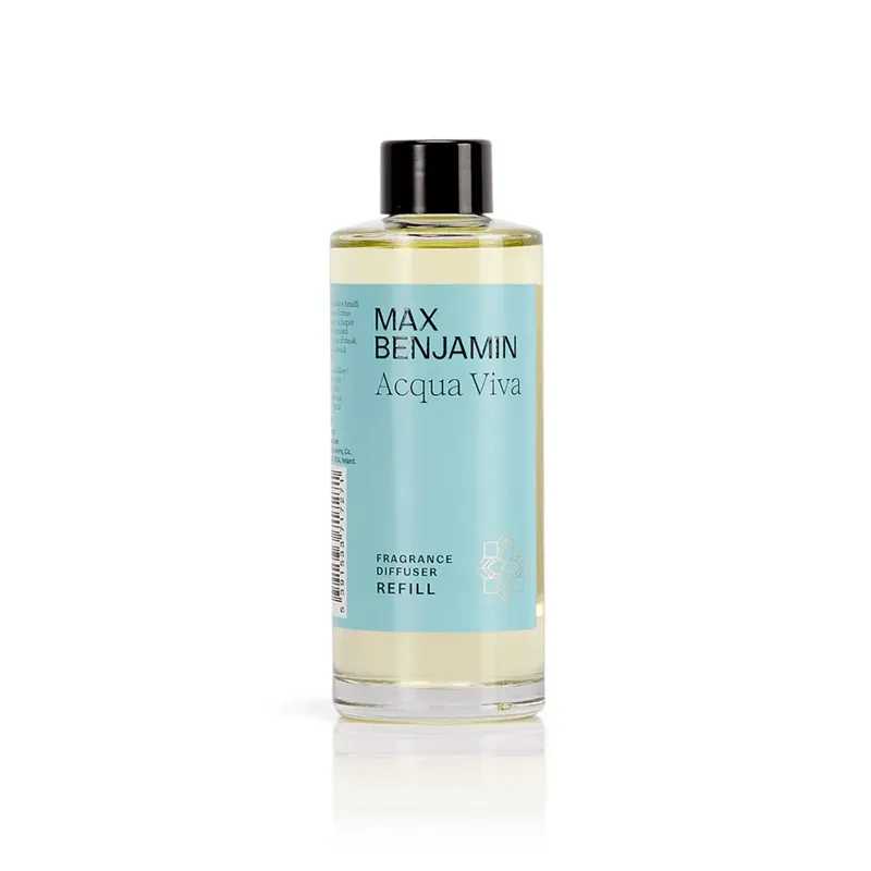 MAX BENJAMIN Acqua Viva Aroma difuzér náhradní náplň s tyčinkami 150 ml Zlevněný