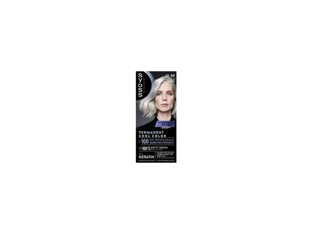 Syoss Blond barva na vlasy, 12-59 Chladná Platinová Blond Expresní Doručení
