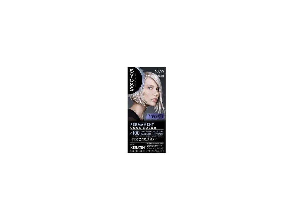 Syoss Blond barva na vlasy, 10-55 Ultra Platinová Blond Ověřený