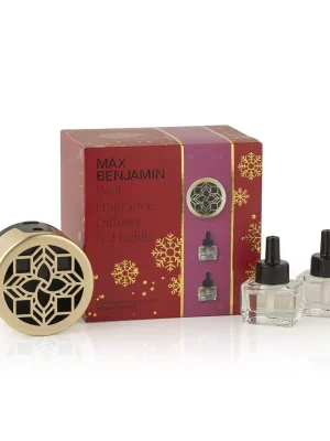 Aktuální MAX BENJAMIN Elektrický difuzér set se dvěma náplněmi 2 x 15 ml