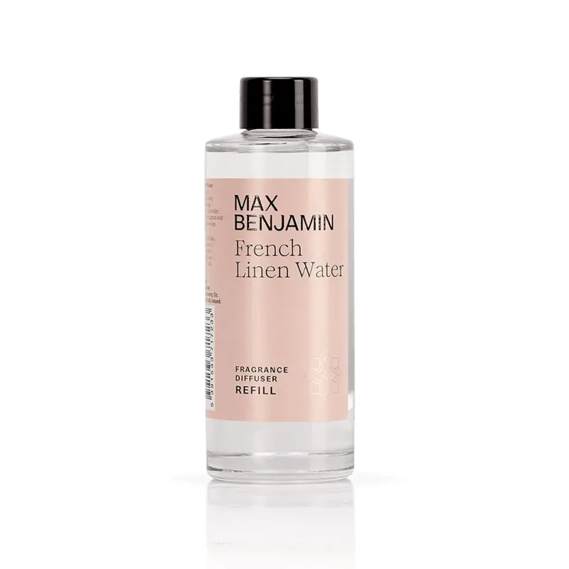 Výprodej MAX BENJAMIN French Linen Water Aroma difuzér náhradní náplň s tyčinkami 150 ml