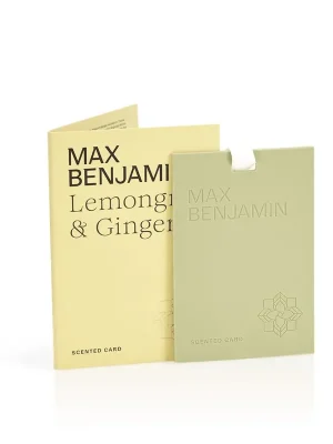 Poslední Šance MAX BENJAMIN Lemongrass & Ginger Vonná karta
