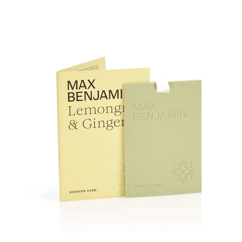 Poslední Šance MAX BENJAMIN Lemongrass & Ginger Vonná karta