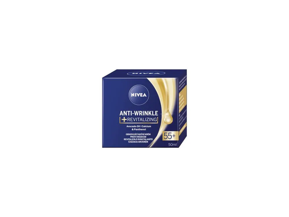 Nivea Anti-Wrinkle Revitalizing 55+ obnovující noční krém proti vráskám, 50 ml Hit Sezóny