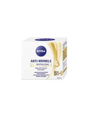 Nízká Cena Nivea Anti-Wrinkle Revitalizing 55+ obnovující denní krém proti vráskám, 50 ml