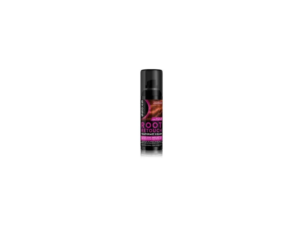 Syoss Root Retouch sprej pro dočasné zakrytí odrostů Kašmírově červený, 120 ml Omezená Nabídka