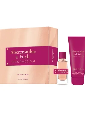 ABERCROMBIE & FITCH 100% Passion dárkový set pro ženy s tělovým mlékem Tovární Cena