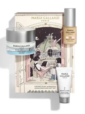 MARIA GALLAND Audacious Glow kosmetický set pro zářivější a hydratovanější pleť Must-Have