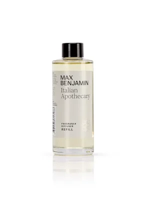 MAX BENJAMIN Italian Apothecary Aroma difuzér náhradní náplň s tyčinkami 150 ml Nejprodávanější