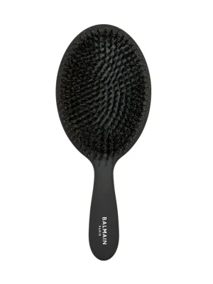 Levný BALMAIN Kartáč na vlasy z nylonových a kančích štětin černý