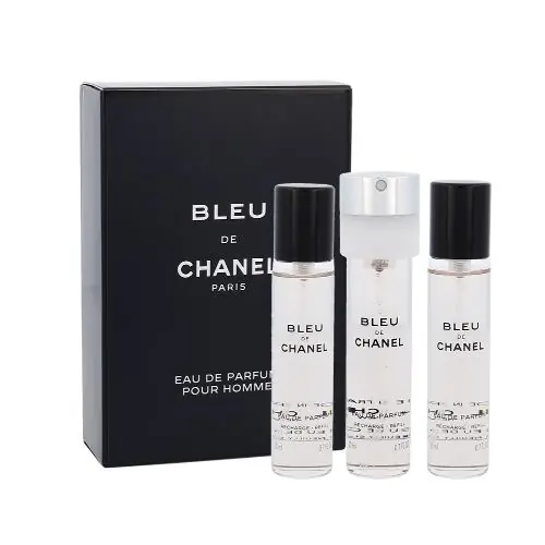 Originální Chanel Bleu de Chanel EDP náplň s rozprašovačem 20 ml + EDP náplň 2 x 20 ml M