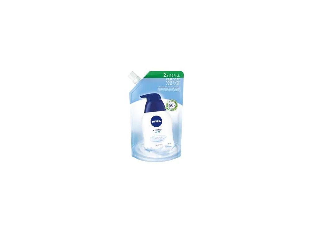 Nivea Creme Soft tekuté mýdlo náhradní náplň, 500 ml Originální