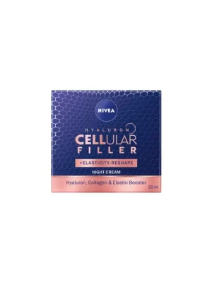 Originální Nivea Hyaluron Cellular Filler Elasticity remodelační noční krém, 50 ml