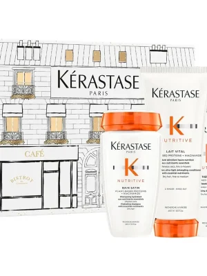 KÉRASTASE Nutritive dárkový Trio set kosmetiky pro hydrataci suchých vlasů Jen Po Omezenou Doba