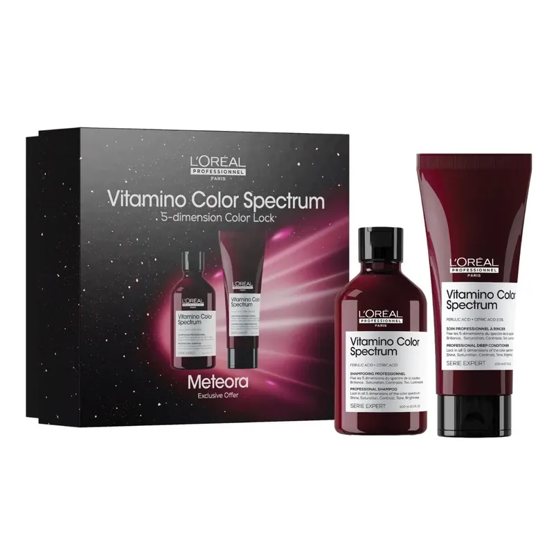 Odeslání Ihned L'ORÉAL Professionnel Serie Expert Vitamino Color Spectrum Duo Set kosmetiky pro barvené vlasy