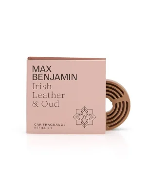 Výhodná Nabídka MAX BENJAMIN Irish Leather & Oud Vůně do auta náhradní náplň