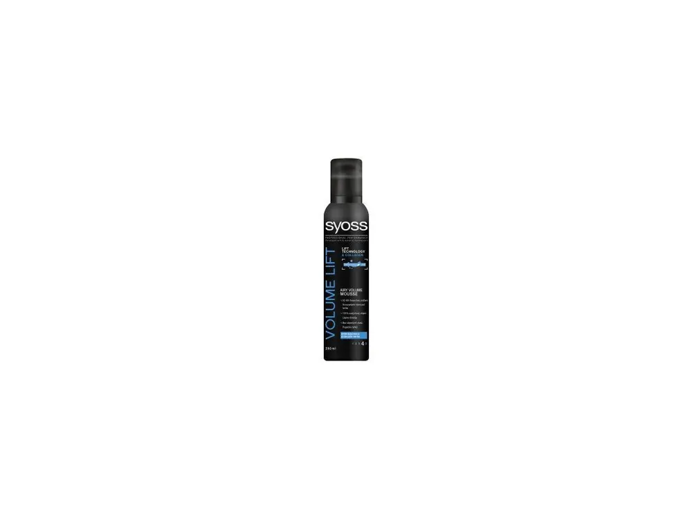Syoss Volume Lift extra silná fixace, pěnové tužidlo, fixace 4, 250 ml Nejlepší Volba