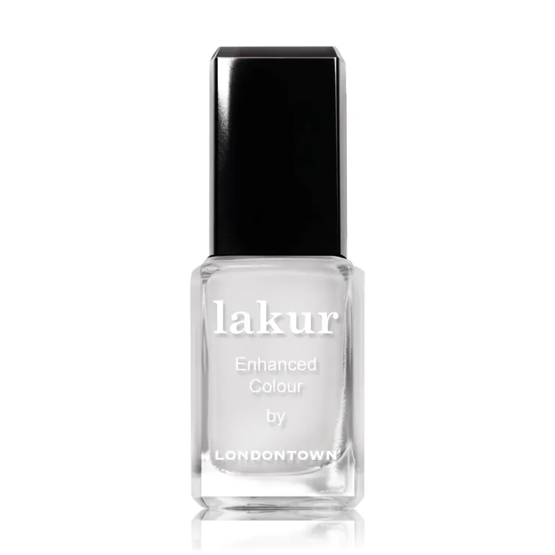 LONDONTOWN lakur Double Scoop lak na nehty průsvitná bílá 12 ml Sezónní Sleva