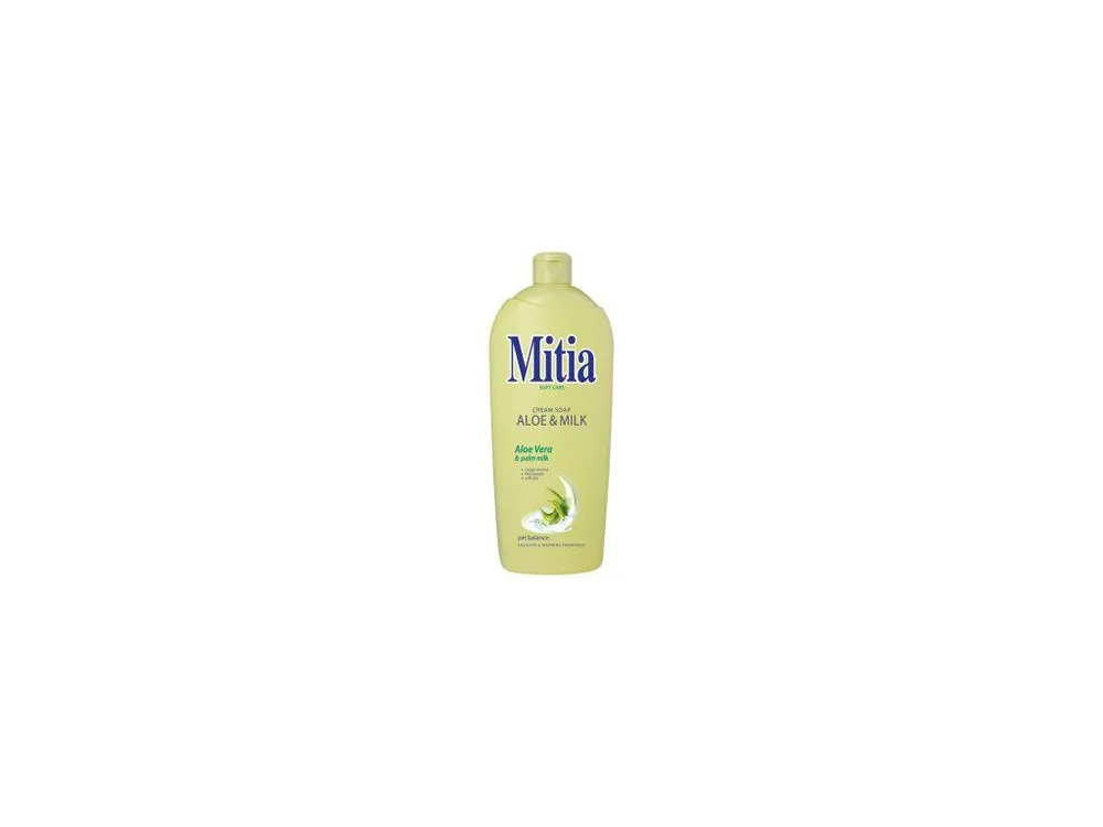 Mitia Aloe & Milk tekuté mýdlo, náplň, 1 l Jen Po Omezenou Doba