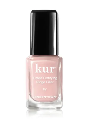 LONDONTOWN kur Tinted Fortifying Ridge Filler Vyhlazující tónovaný lak na nehty Petal Pink růžová 12 ml Autentický