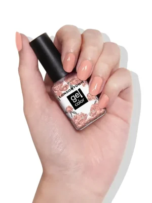 Sleva LONDONTOWN Gel Color Rose Latte gelový lak na nehty růžovobéžová 12 ml