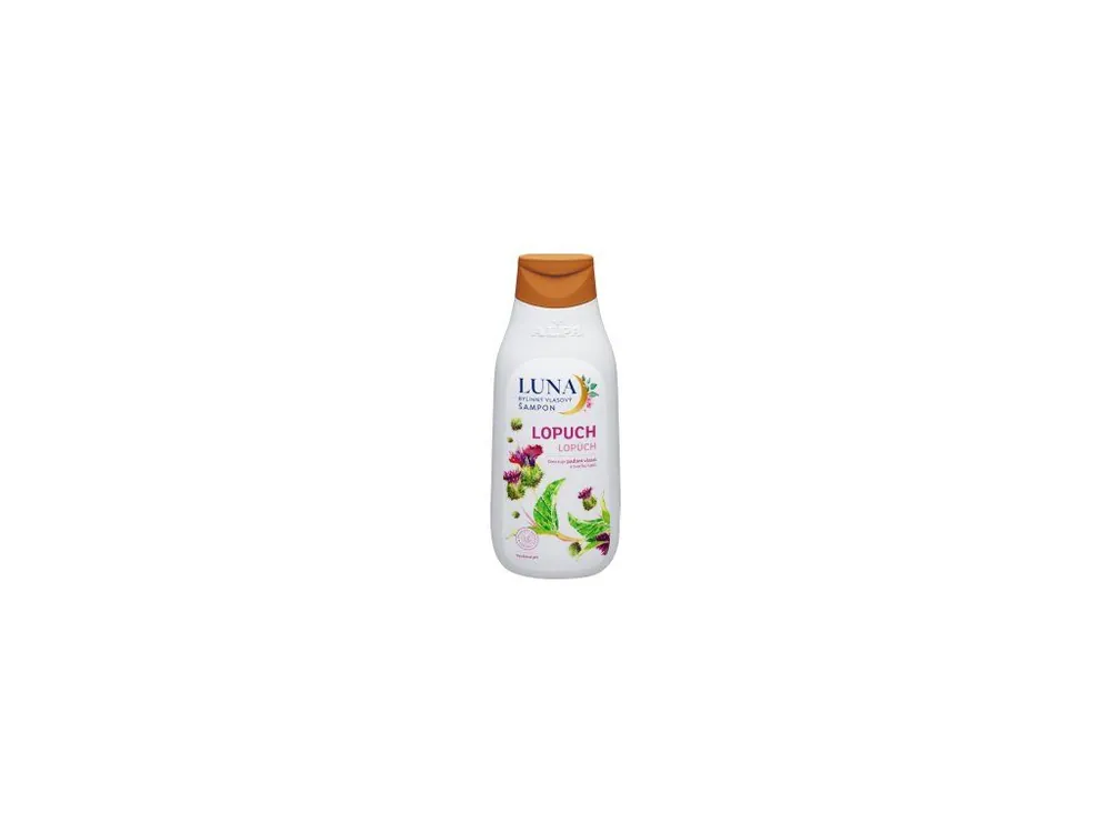 Časově Omezené Alpa Luna Lopuch bylinný šampon, 430 ml