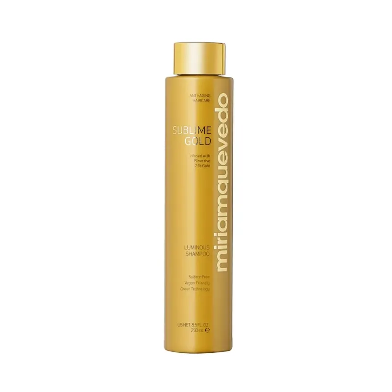MIRIAM QUEVEDO Sublime Gold Vlasový šampon pro lesk a regeneraci 250 ml Tovární Cena