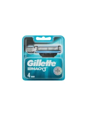 Zlevněný Gillette Mach3, náhradní hlavice, balení 4 kusy