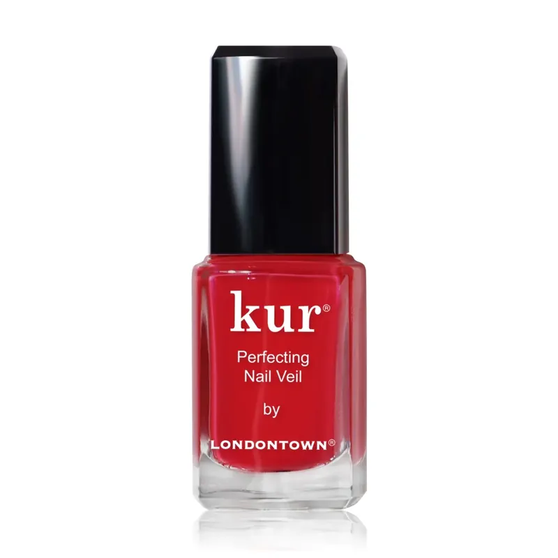 LONDONTOWN kur Nail Veil No.8 zpevňující tónovaná péče na nehty Maková červeň 12 ml Ověřený