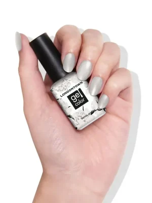 Must-Have LONDONTOWN Gel Color Powder gelový lak na nehty chromový pudrový sníh 12 ml