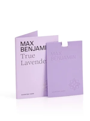 MAX BENJAMIN True Lavender Vonná karta Vysoce Kvalitní
