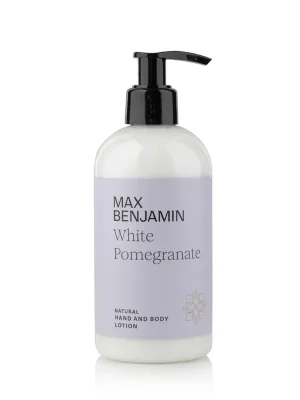 Odeslání Ihned MAX BENJAMIN White Pomegranate Mléko na ruce a tělo 300 ml