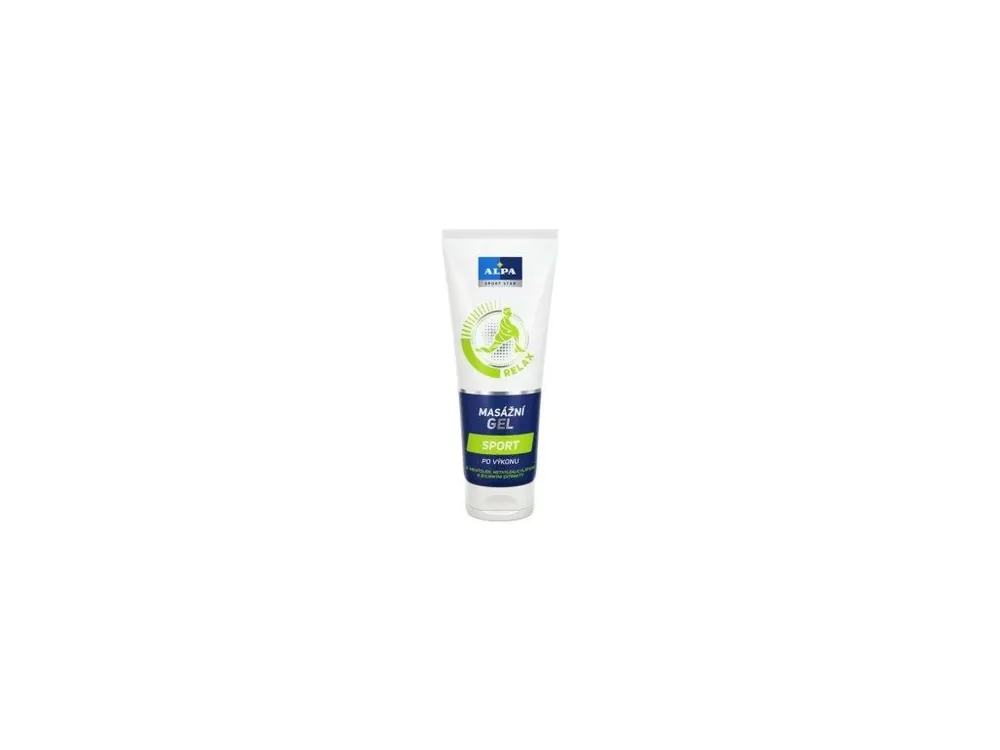 Alpa Sport Star Relax Sport po výkonu masážní gel s mentolem, methylsalicylátem a bylinný extrakty 210 ml Ověřený