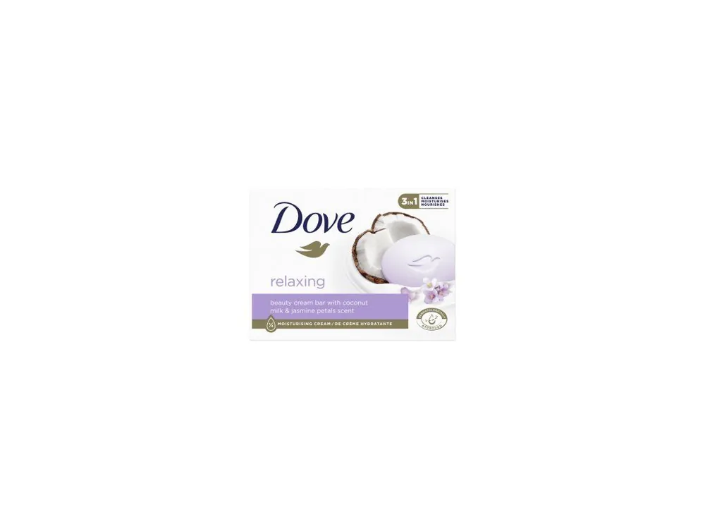 Dove tuhé mýdlo Relaxing kokos a jasmín, 90 g Finální Výprodej