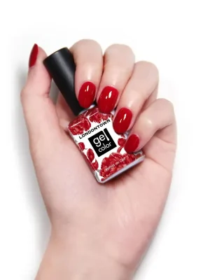 LONDONTOWN Gel Color Ring Me gelový lak na nehty červená 12 ml Cenová Bomba