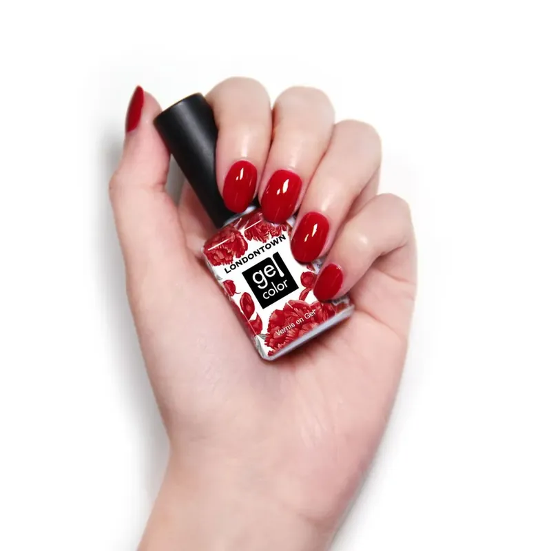 LONDONTOWN Gel Color Ring Me gelový lak na nehty červená 12 ml Cenová Bomba