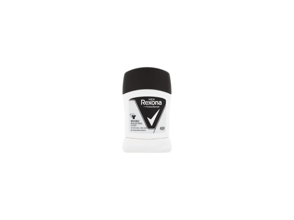 Jen Po Omezenou Doba Rexona Men tuhý antiperspirant Invisible Black + White, 50 ml
