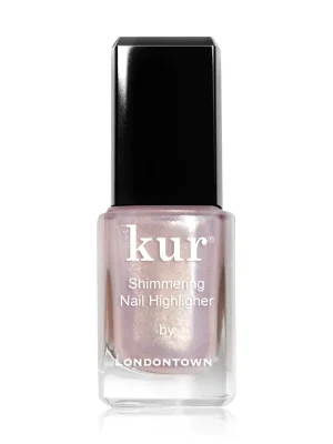 Horká Nabídka LONDONTOWN kur Shimmering Nail Highlighter Sunkissed lak na nehty rozjasňující zlatý s třpytkami 12 ml
