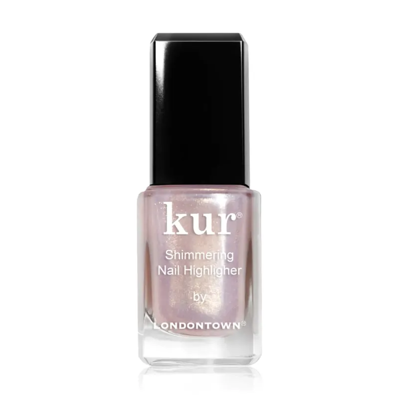 Horká Nabídka LONDONTOWN kur Shimmering Nail Highlighter Sunkissed lak na nehty rozjasňující zlatý s třpytkami 12 ml