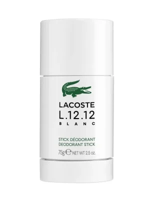 LACOSTE L.12.12 Blanc Tuhý deodorant pro muže 75 g Jen Po Omezenou Doba