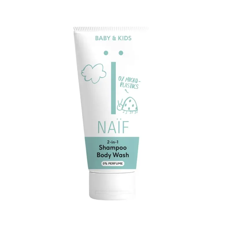 NAÏF Mycí gel a šampon 2v1 pro děti a miminka přírodní 200 ml Akce