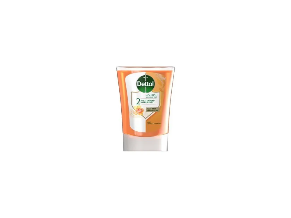Dettol med a vanilka mýdlo náplň do bezdotykového dávkovače, 250 ml Nízká Cena
