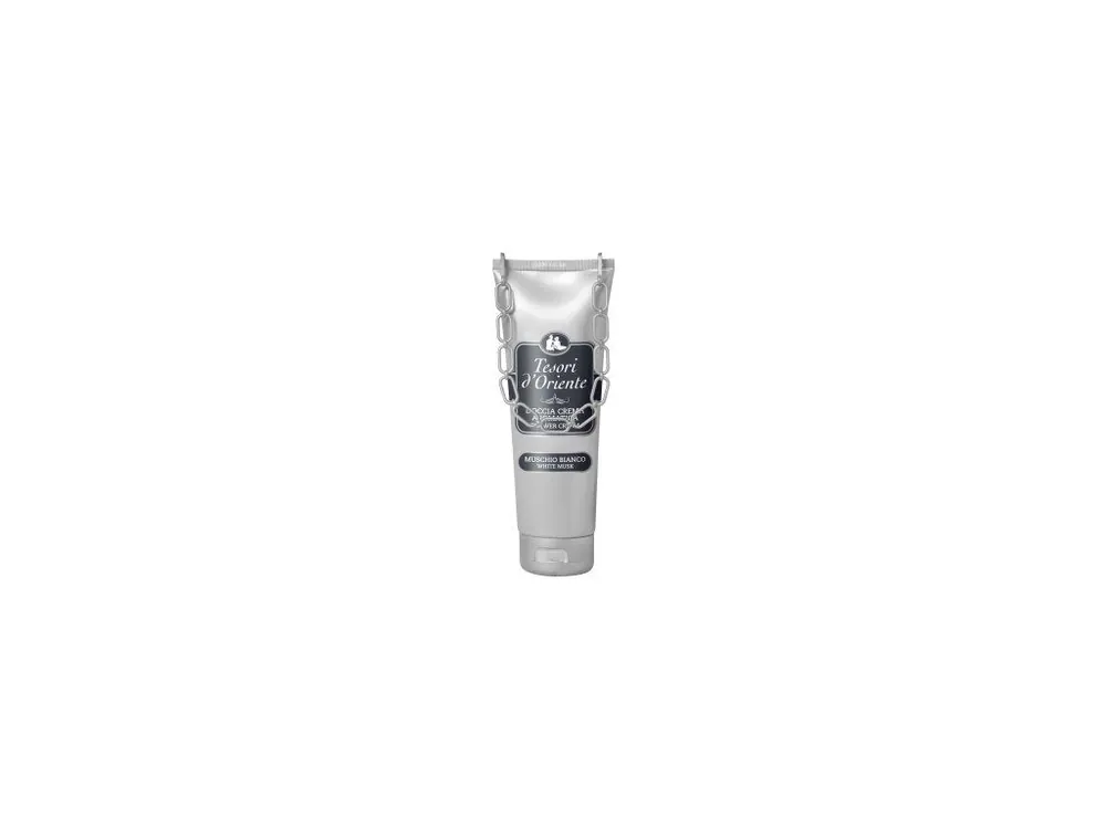 Aktuální Tesori d'Oriente White Musk krémový sprchový gel, 250 ml