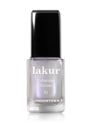 Novinka LONDONTOWN lakur Pixi Chrome Glaze Topper lak na nehty fialový chrom 12 ml